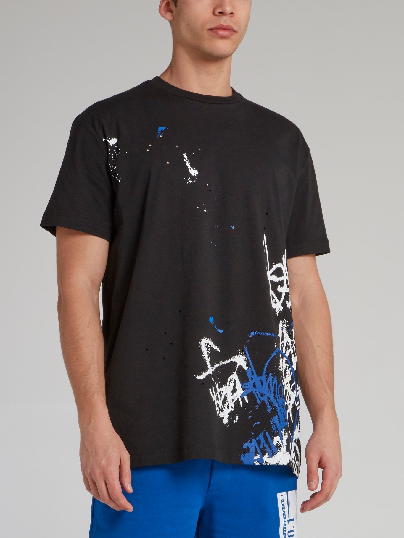 Off-White Graffiti Print T-Shirt