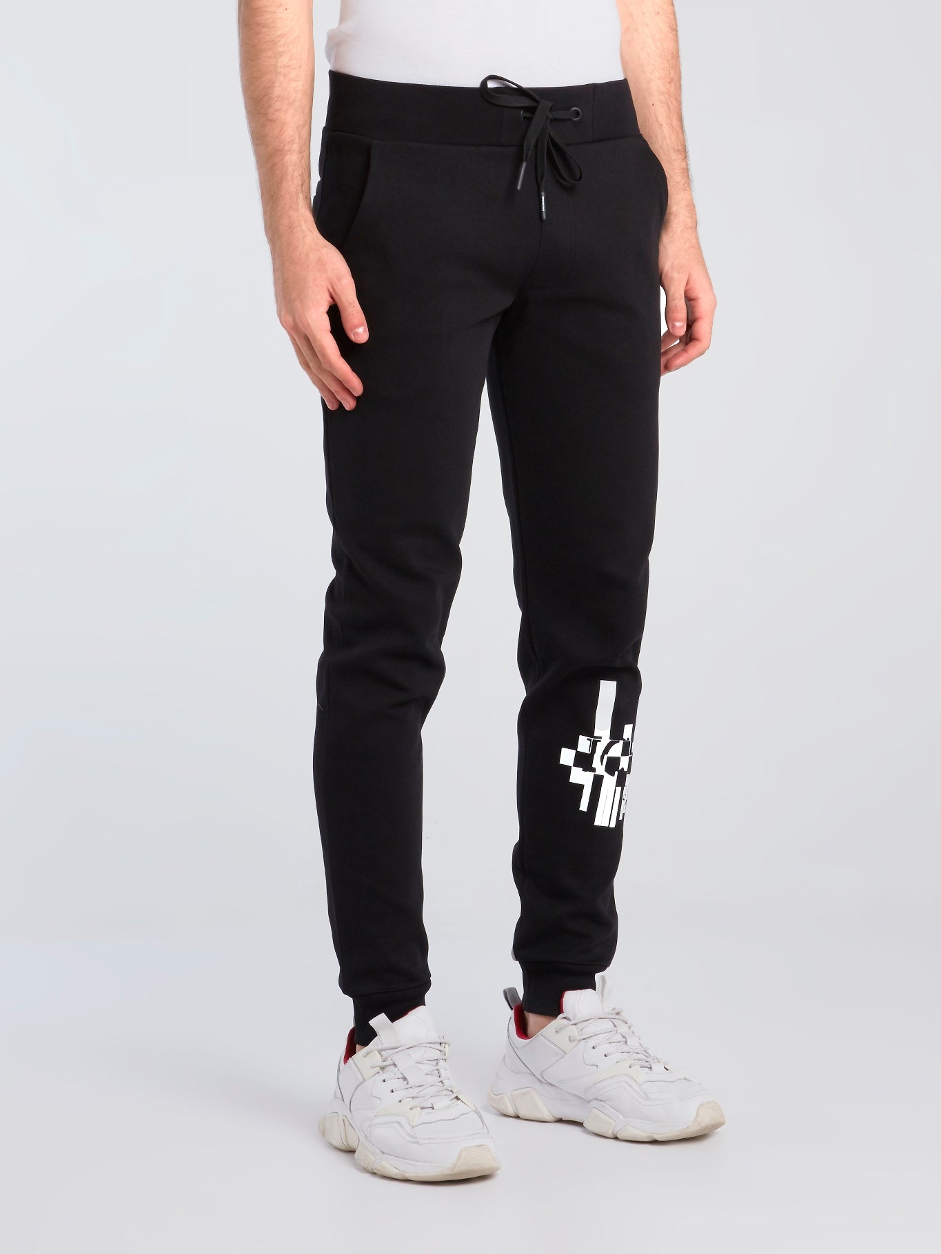 Black Contrast Waistband Track Pants – Maison-B-More Global Store