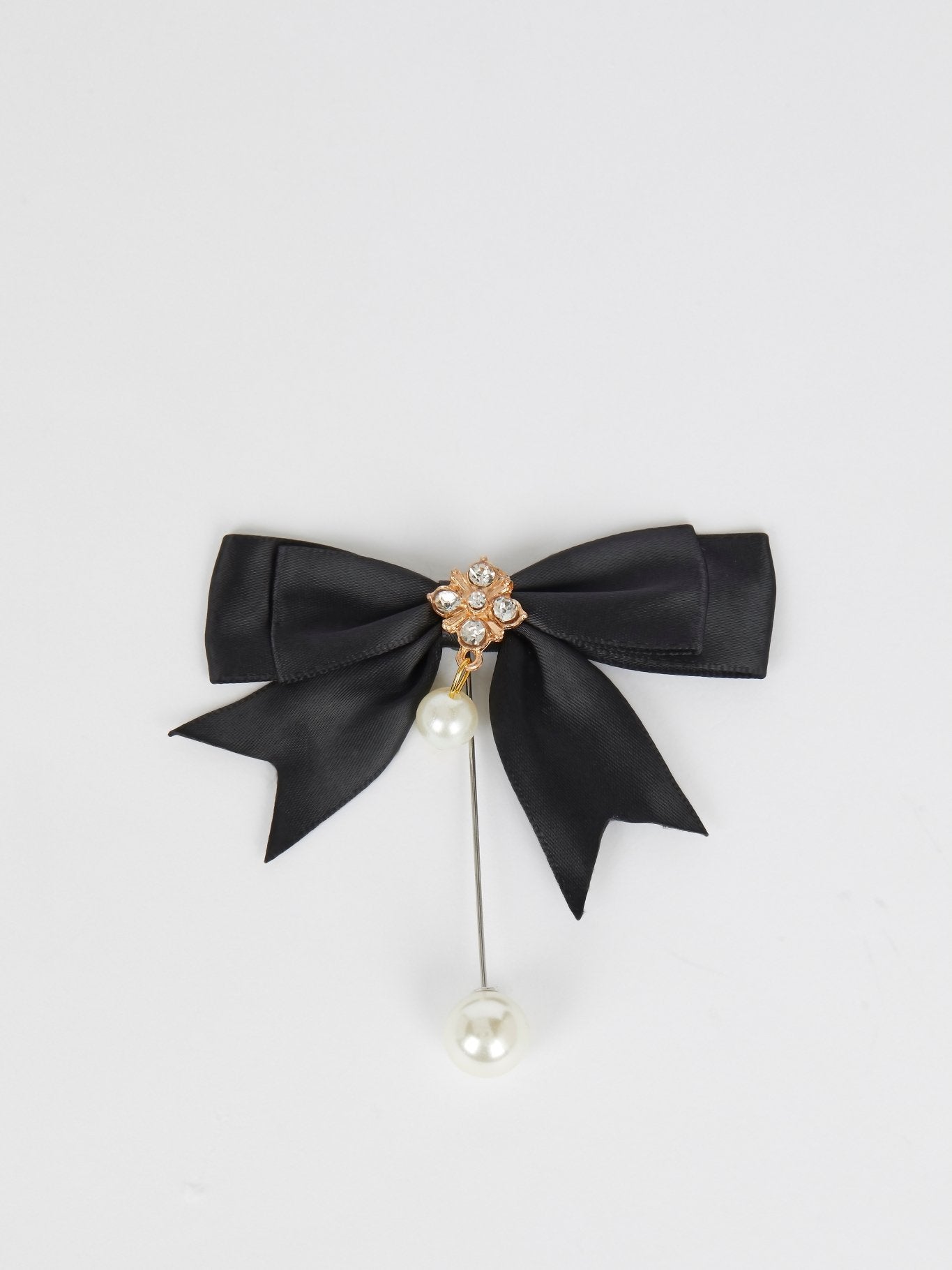 Black Velvet Bow/Brooch