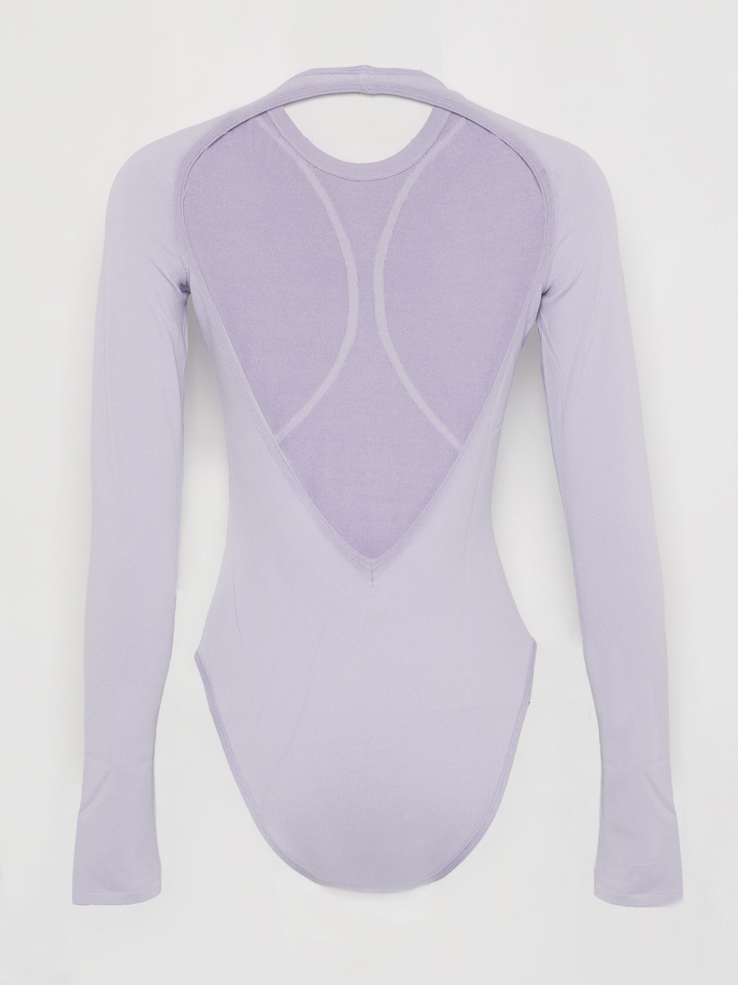 Фиолетовый ромпер с открытой спиной