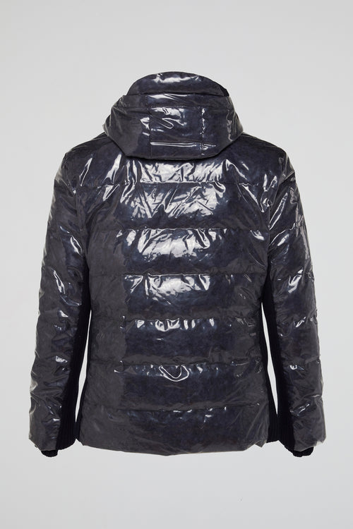 Gloss Black Puffer Jacket