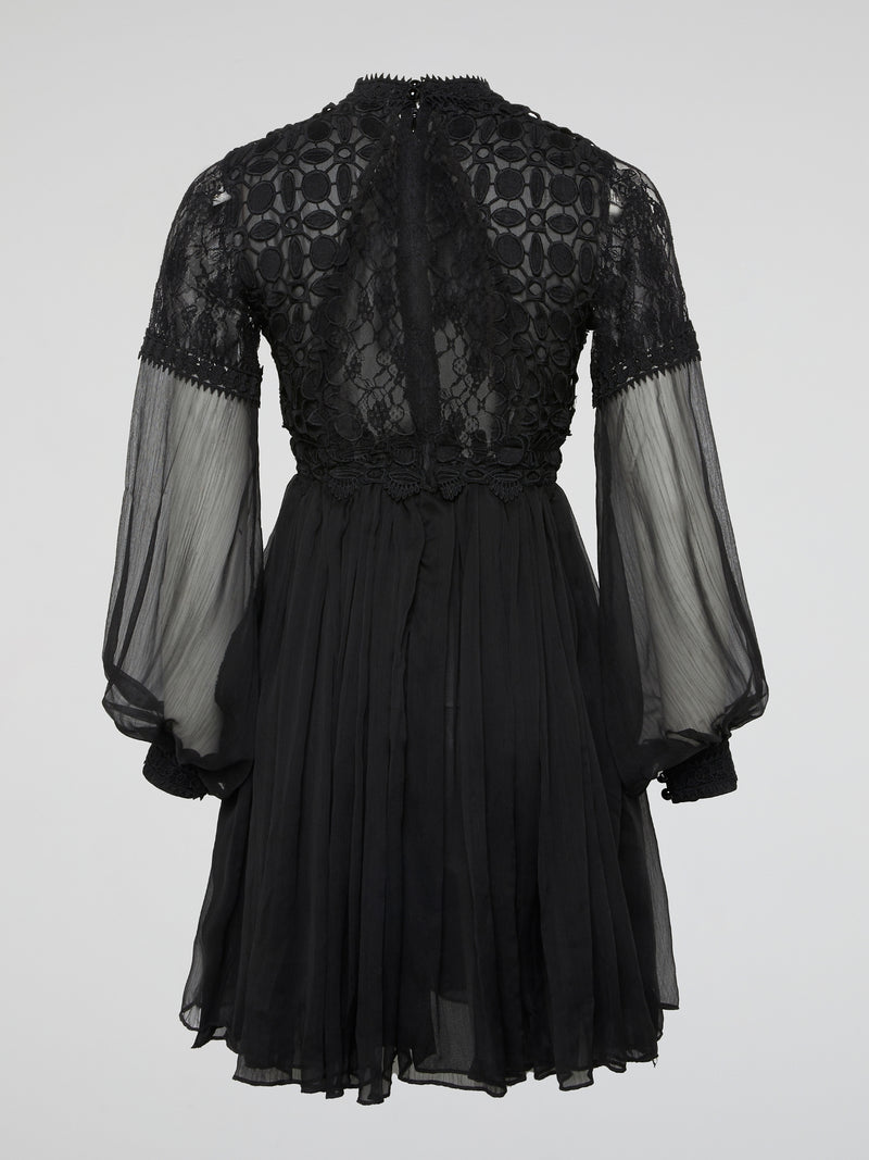 Black Reverie Lace Dress