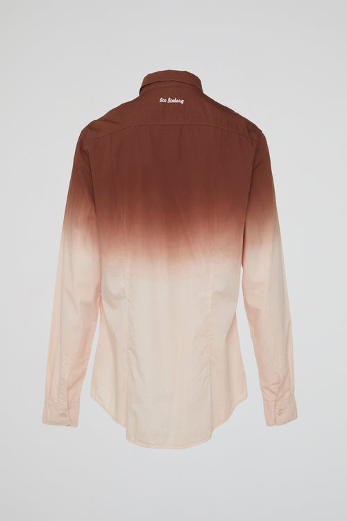 Brown Gradient Long Sleeve