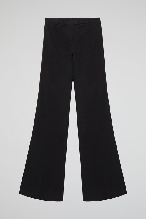 Black Noir Flared Trousers