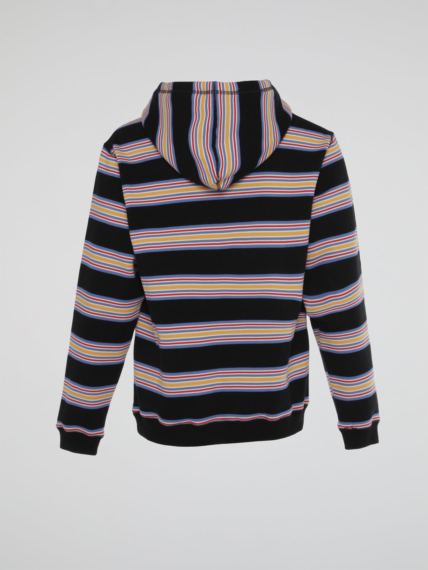 Black Multi Stripe Hooded Sweatshirt – Maison-B-More Global Store