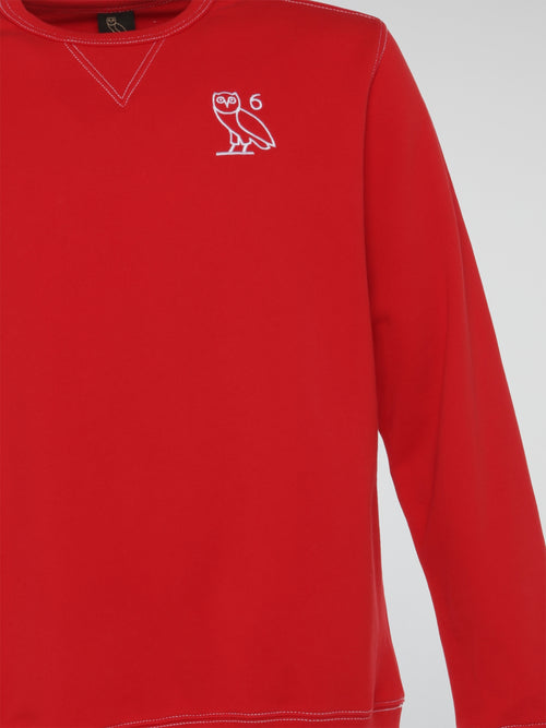 Ovo cheap red sweater