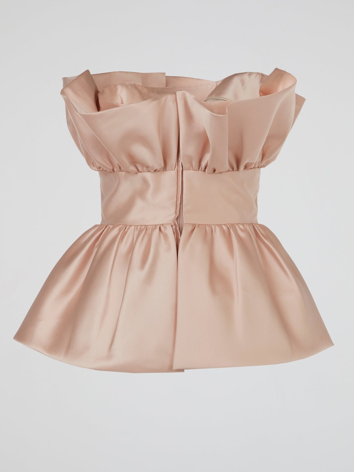Pink Blush Structured Peplum Top