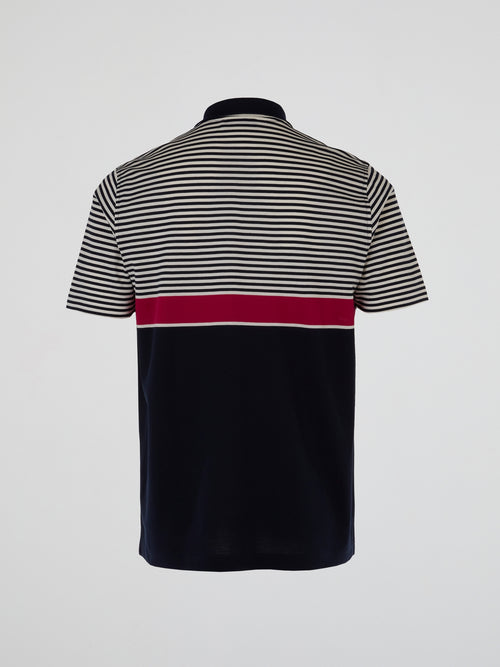 Heritage Stripe Crest Polo