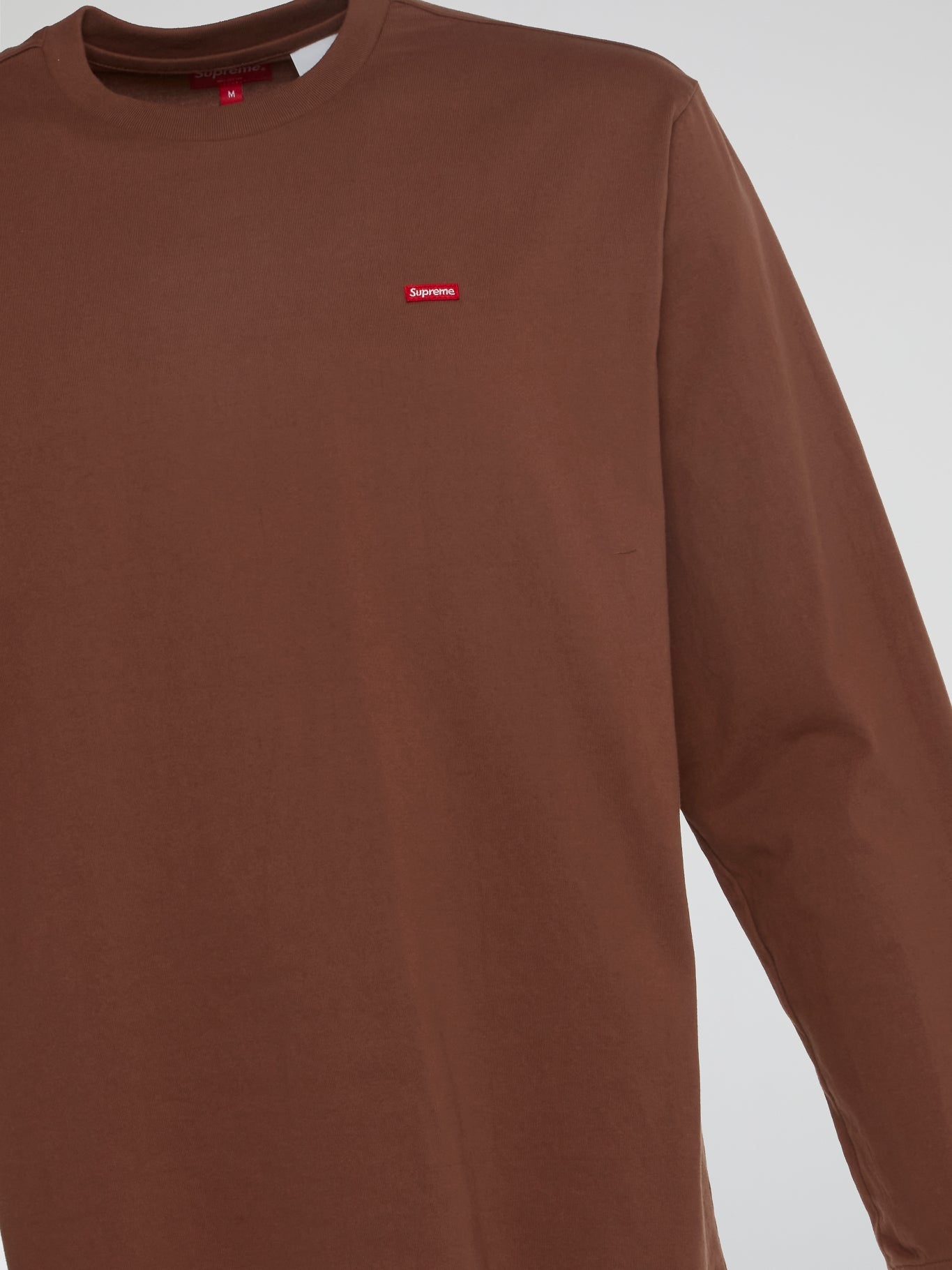 Brown Small Box Long Sleeve T-Shirt