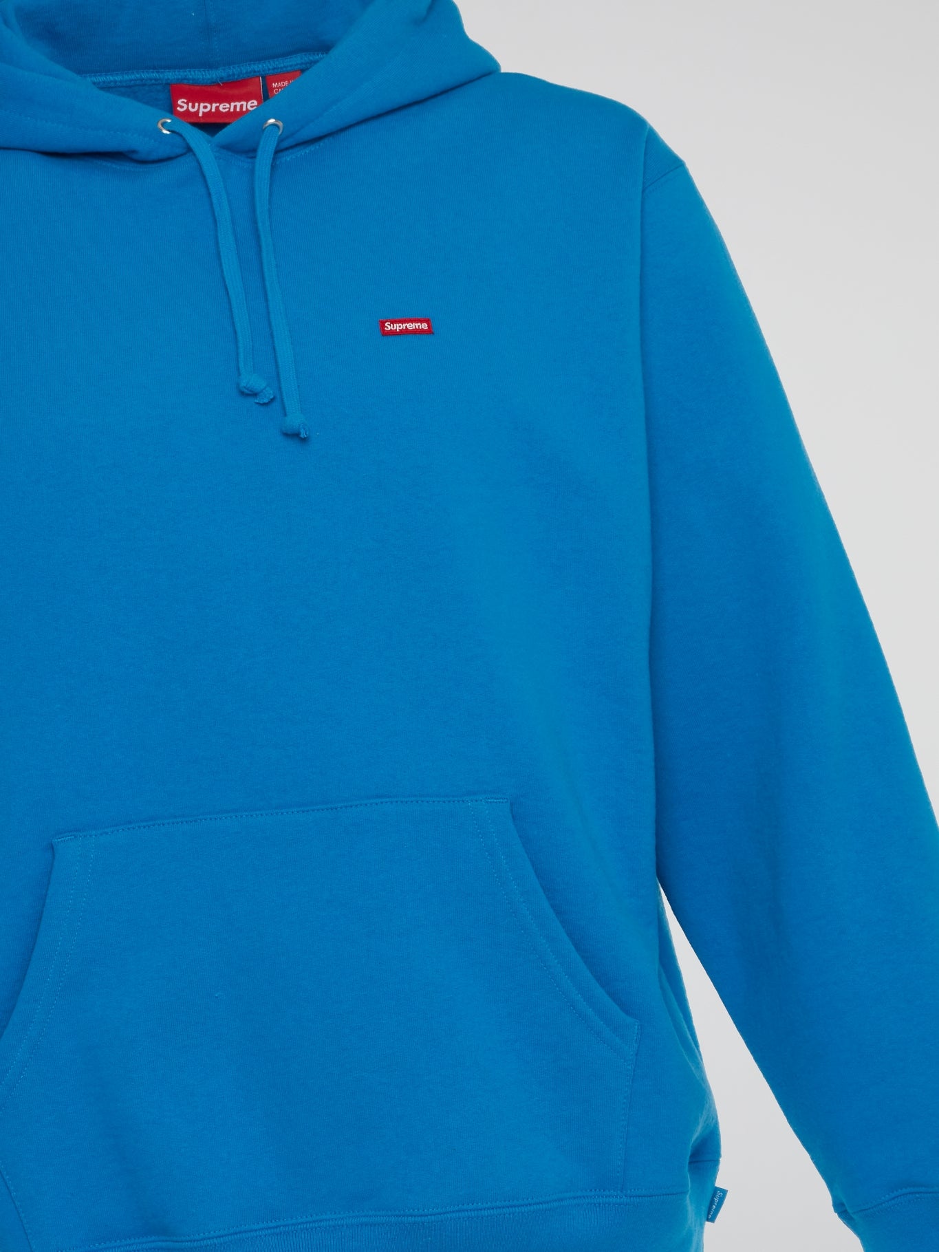 Blue Small Box Hooded Sweatshirt – Maison B More Global Store