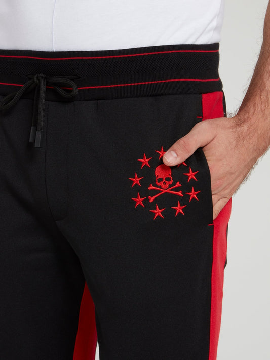 Black Stars Skull Jogging Trousers