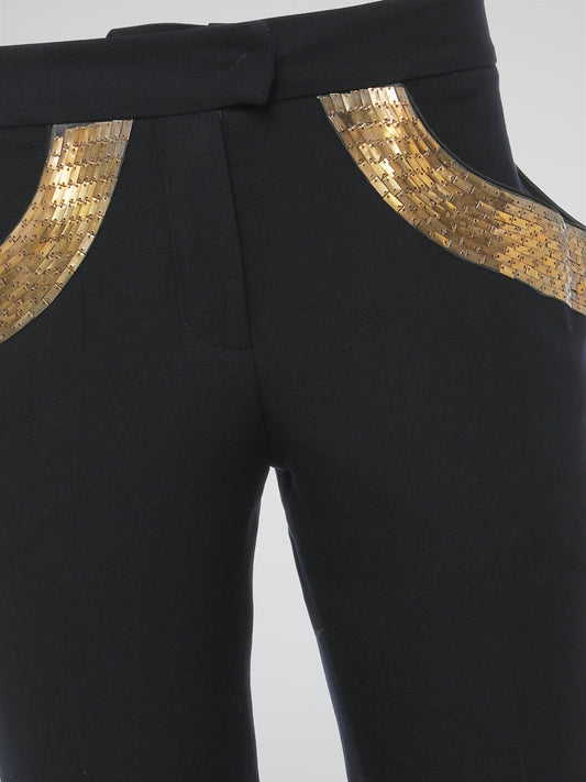 Black Sailor Button Pants – Maison-B-More Global Store