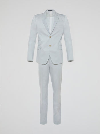 Introducing the Pastel Slim Fit Suit by Clas Roberto Cavalli, where sophistication meets avant-garde elegance. This sartorial masterpiece embraces pastel hues that effortlessly elevate your style game, making heads turn with every step. Crafted with impeccable craftsmanship, this suit ensures a perfect fit that accentuates your silhouette, making you the epitome of charm and class.