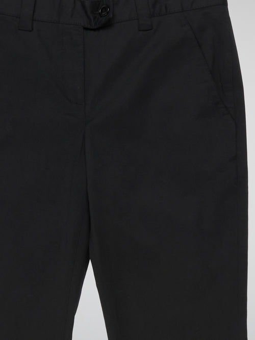 Step out in style and sophistication with these sleek Black Palazzo Pants from Moschino Cheap And Chic. The flowing silhouette and high waist design create an effortlessly chic look that is perfect for any occasion. Elevate your wardrobe with these versatile and trendy pants that will instantly become a staple in your collection.