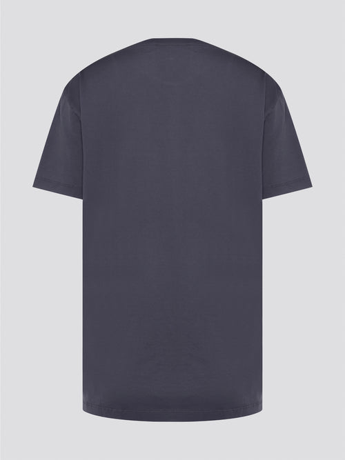 Elevate your casual style with our Navy Printed Oversized T-Shirt by Roberto Cavalli. Featuring a bold abstract print and a relaxed fit, this tee is perfect for adding a statement piece to your wardrobe. Made from high-quality materials, this t-shirt is both comfortable and fashion-forward for a standout look wherever you go.