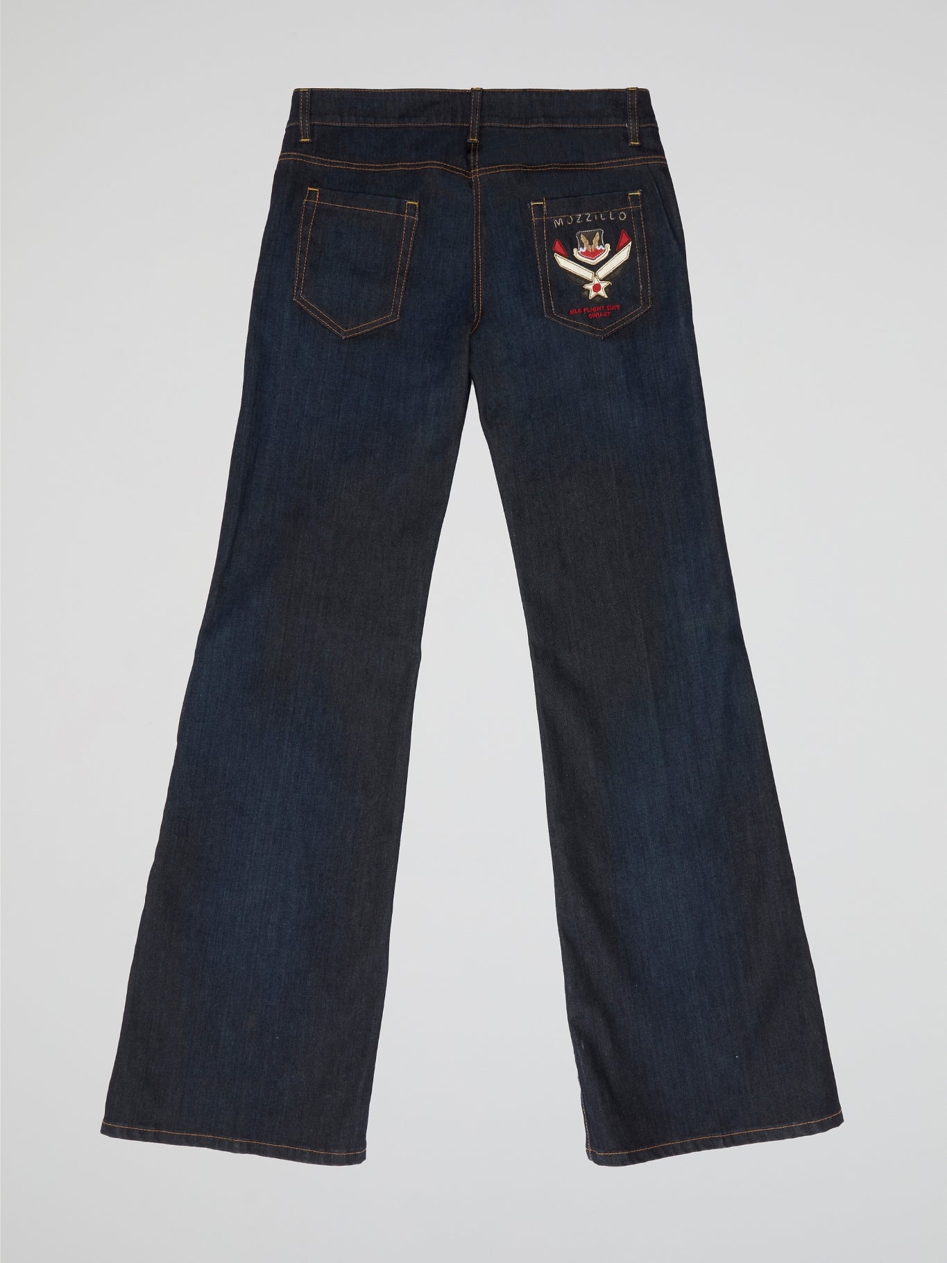 Indigo Blue High-Rise Flare Jeans