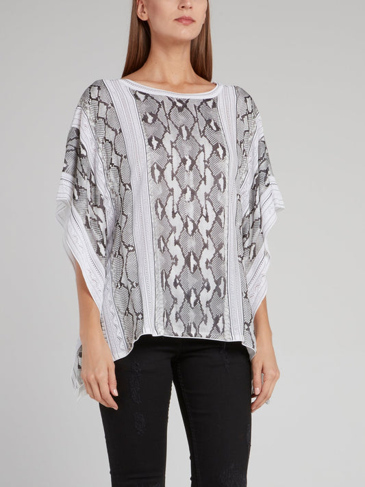 Snake Effect Square Top