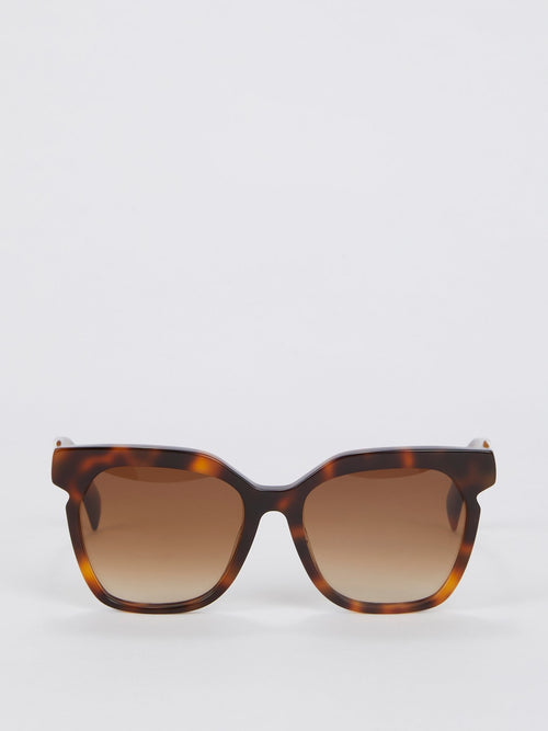Солнцезащитные очки Havana с коричневыми линзами