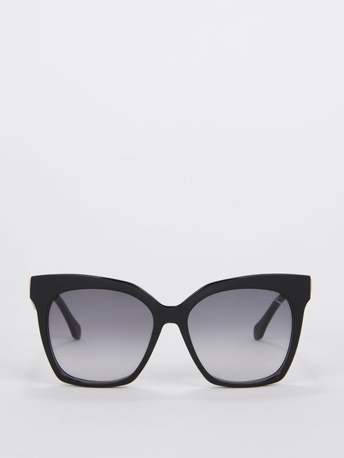 Smoke Lens Square Shaped Sunglasses