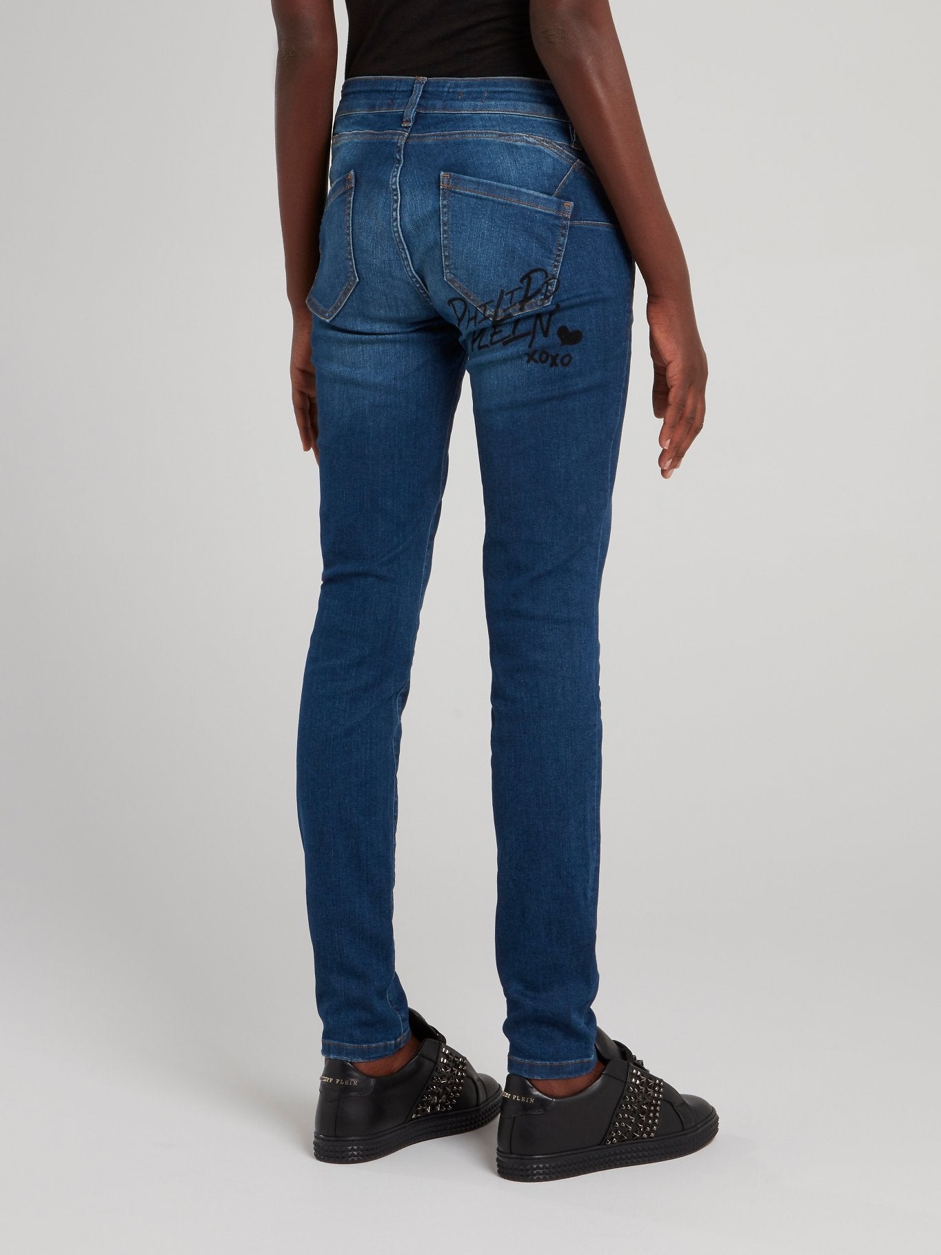 Blue Denim Skinny Jeggings