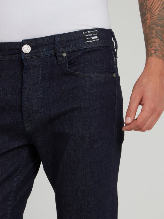 Выбеленные прямые джинсы
