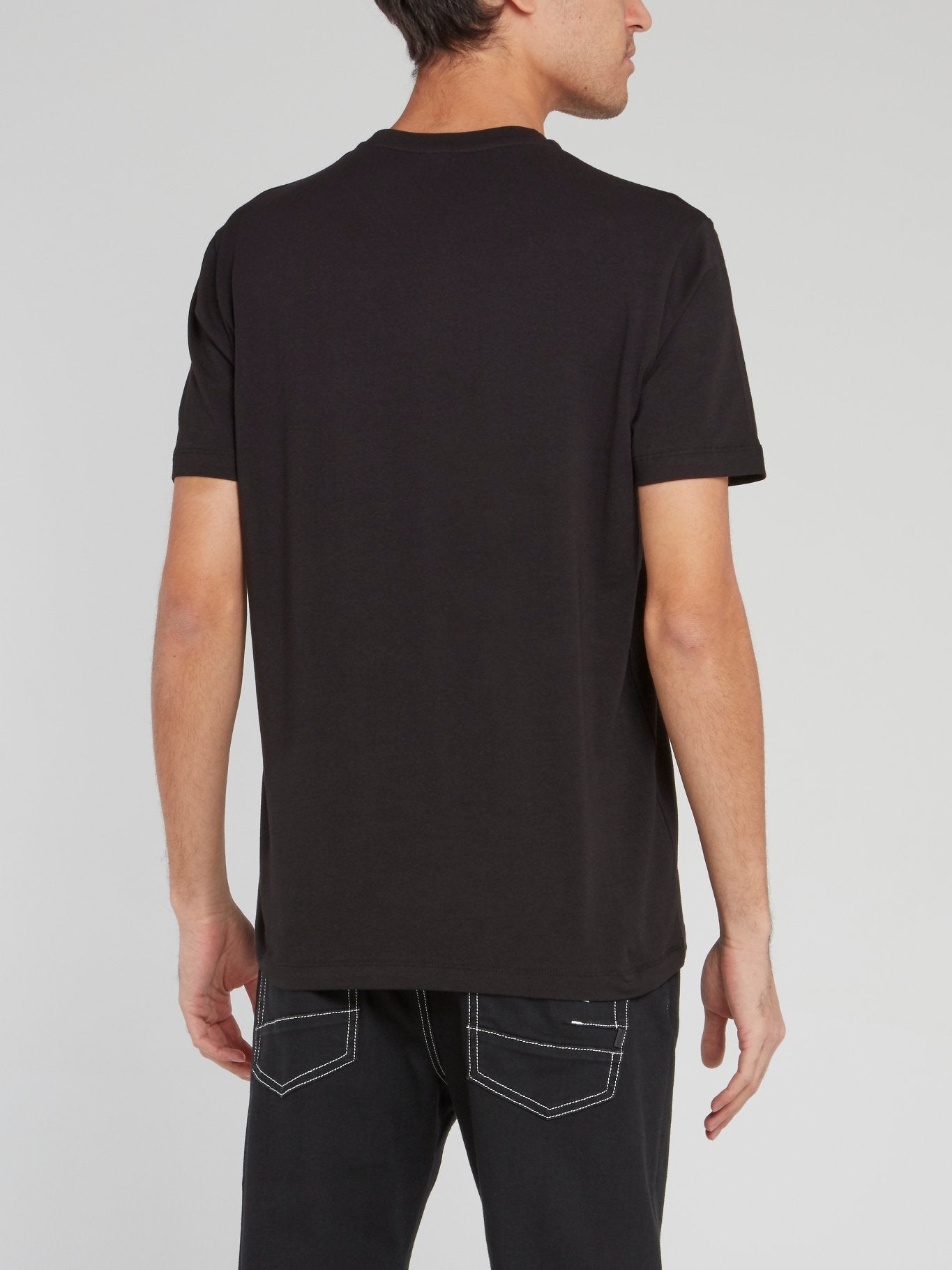 Black Straight Fit Logo T-Shirt