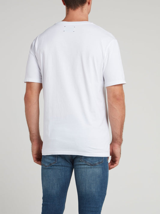 White Crewneck Logo T-Shirt