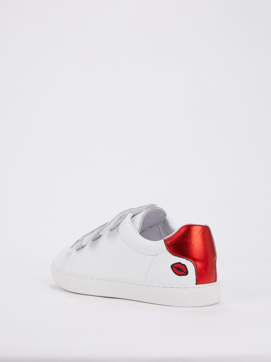 Edith Mismatched Heel Patch Sneakers