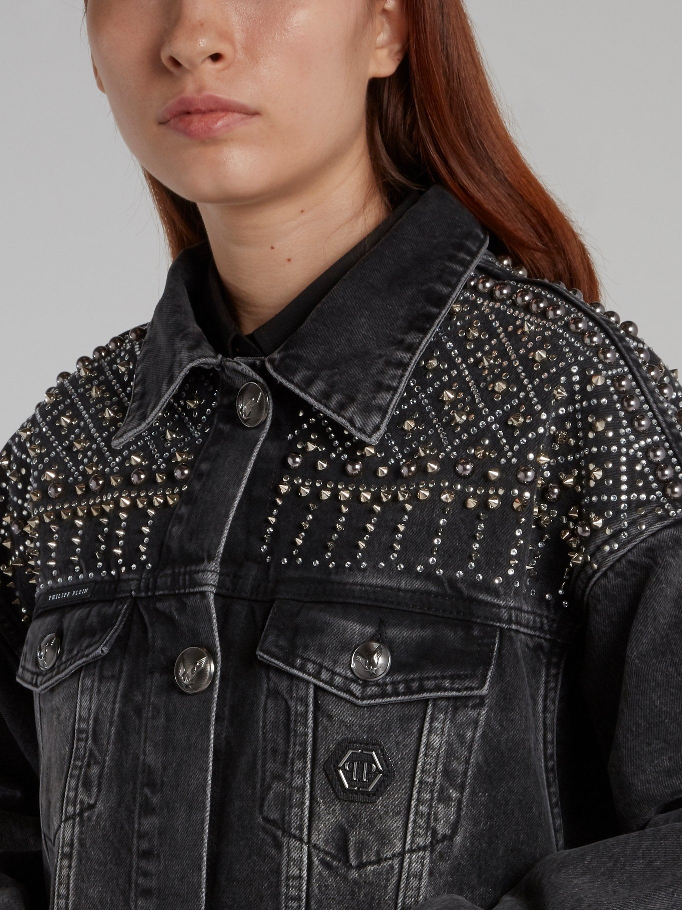 Leather Jacket Gothic Plein