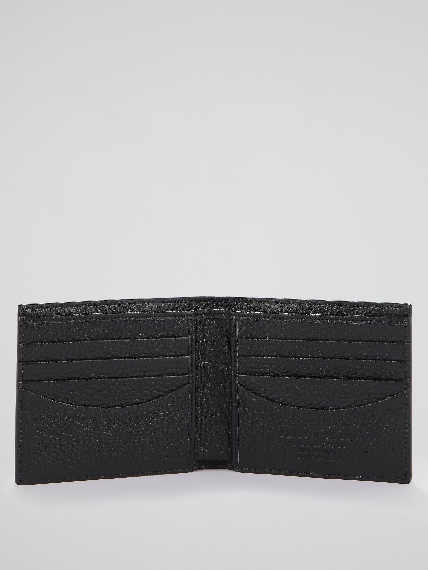 Black Monogram Appliquéd French Wallet – Maison-B-More Global Store