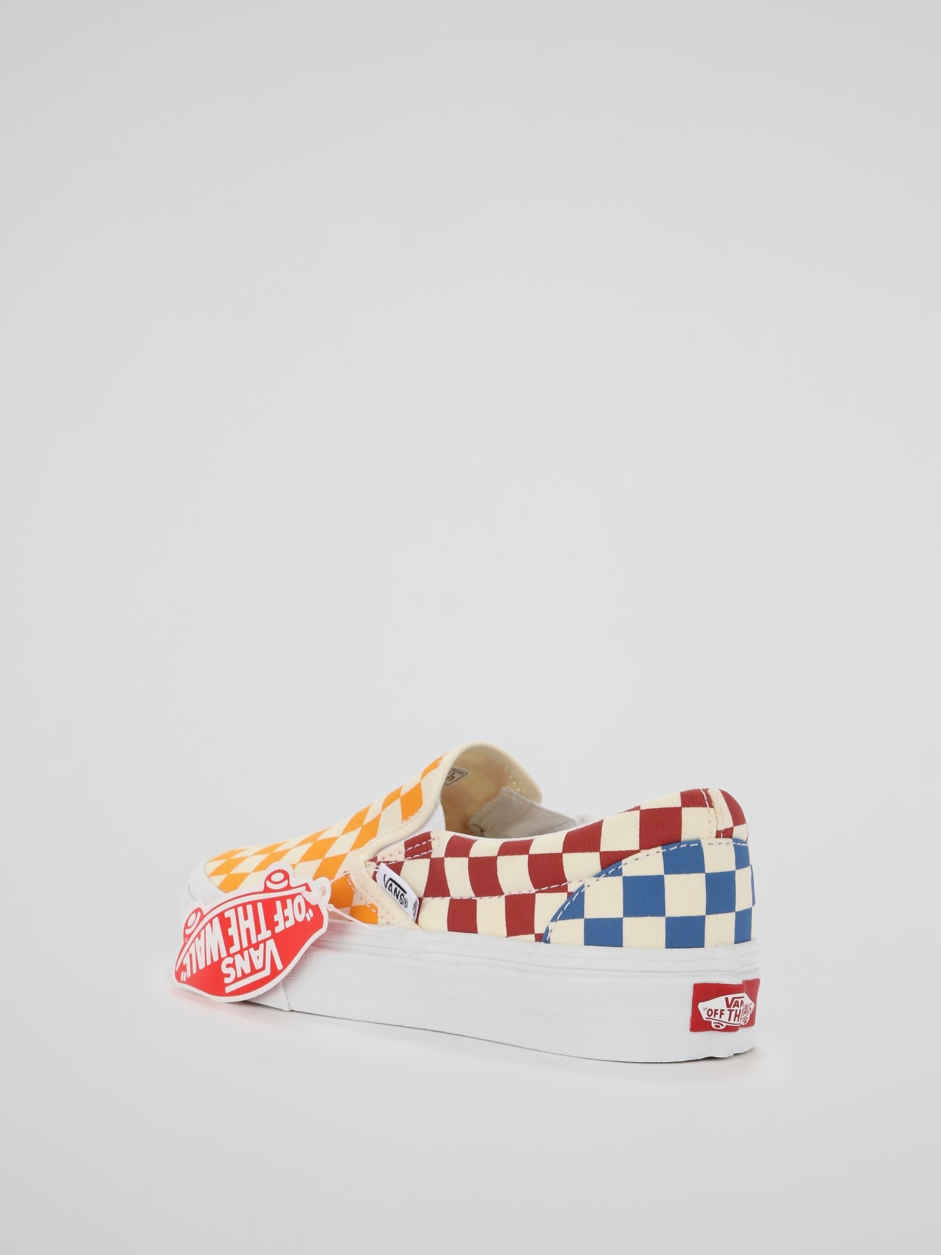 Shop Vans Slip Checkerboard Classic Slip On Sneakers Online