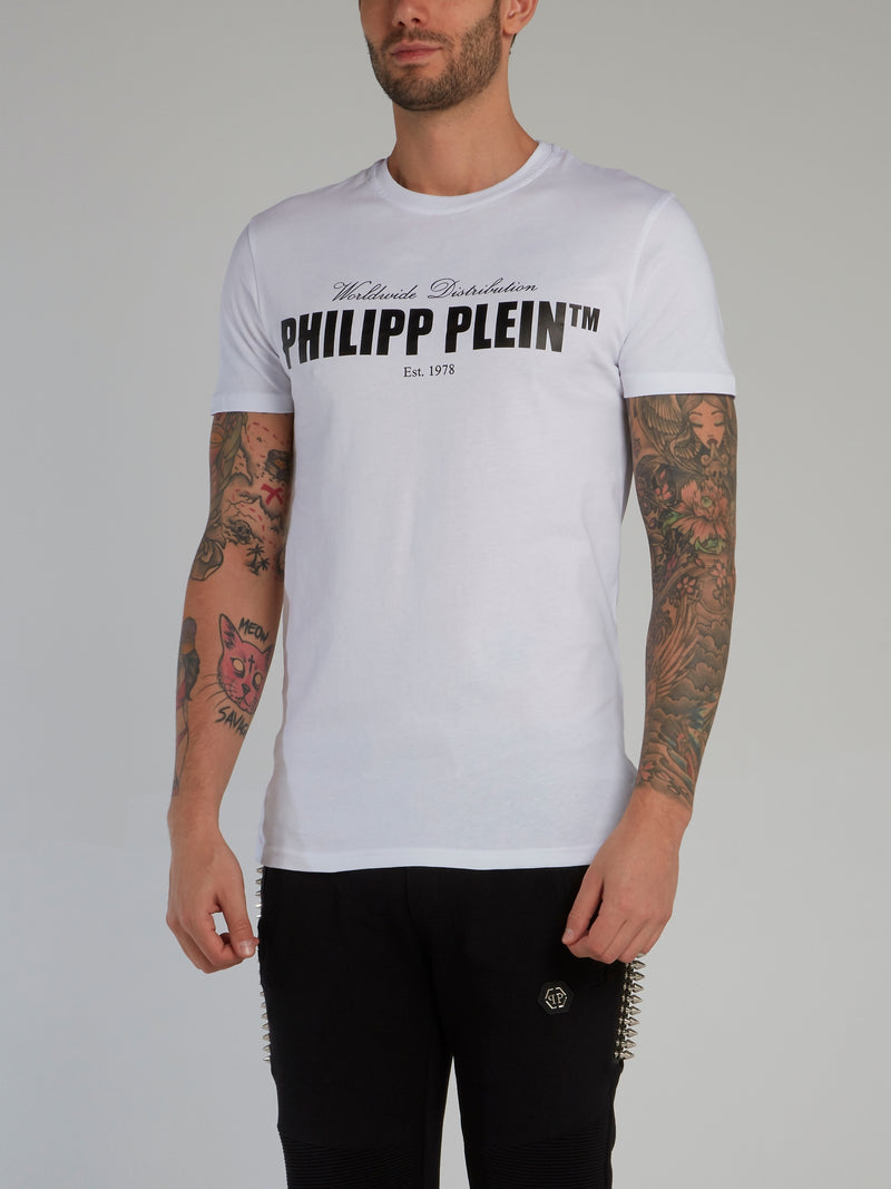 White Contrast Classic Logo T-Shirt