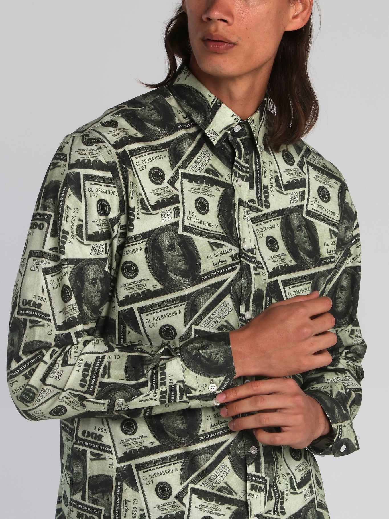 All Over Dollar Print Shirt – Maison-B-More Global Store