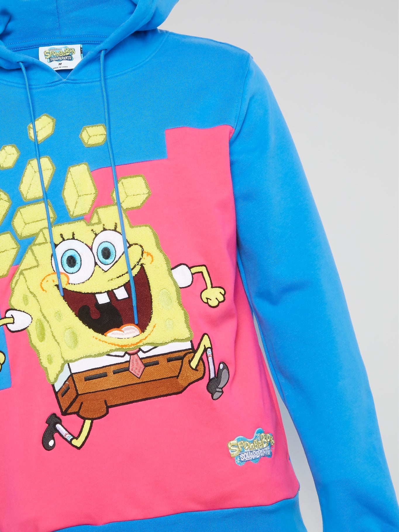 SpongeBob SquarePants Blue Drawstring Hoodie