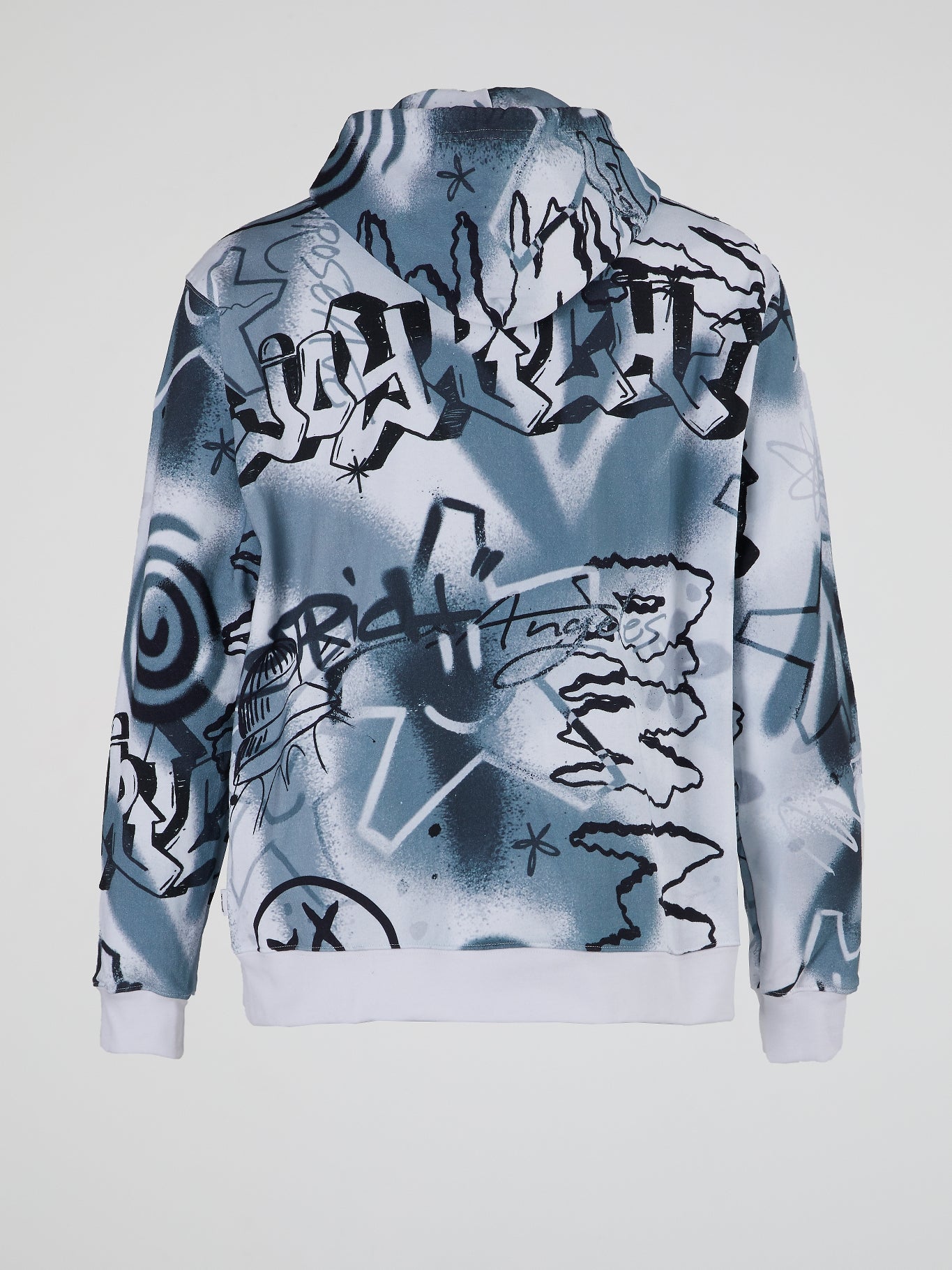 Joyrich x Dim Mak Monochrome Graffiti Hoodie