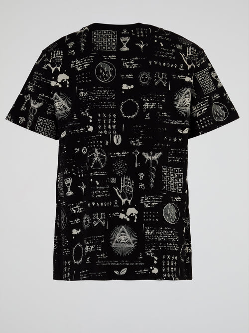 Black Sequin Dragon T-Shirt – Maison-B-More Global Store