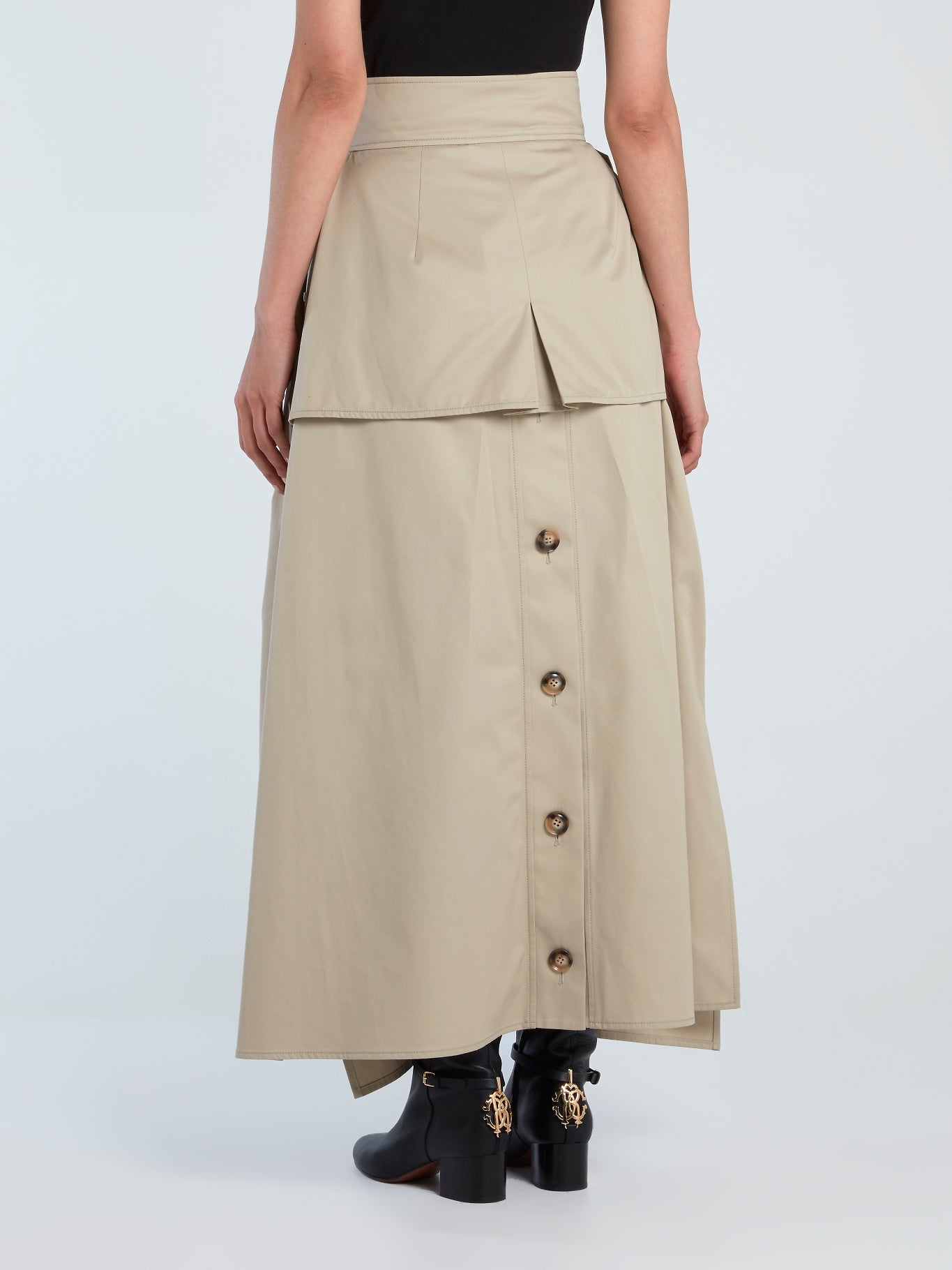 Maison-B-More Maxi Global – Reconstructed Trench Form Store Skirt