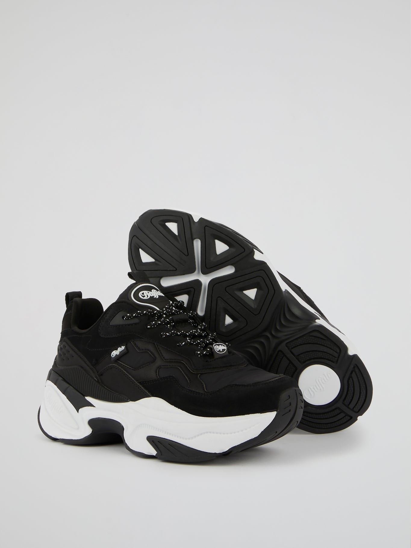 MSGM Black Chunky Double Sole Sneakers · VERGLE