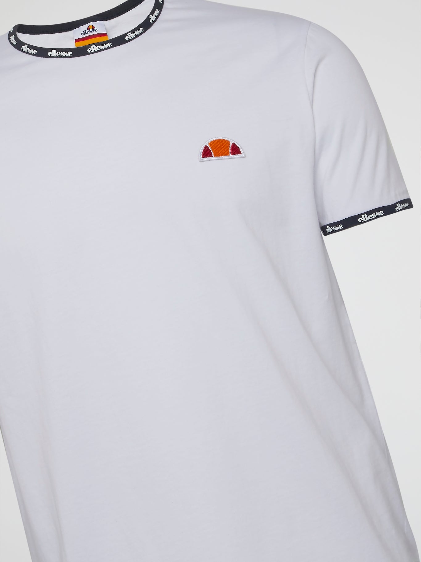 White – Global Eden Logo Trim Store T-Shirt Maison-B-More