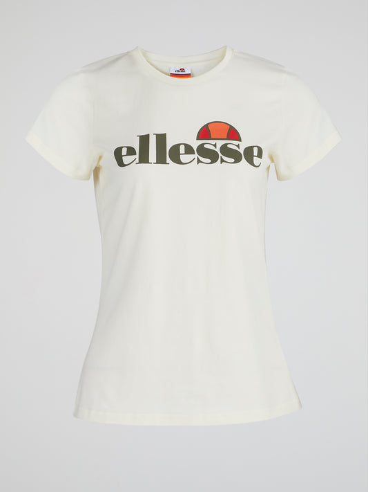 Clarice White Crewneck T-Shirt