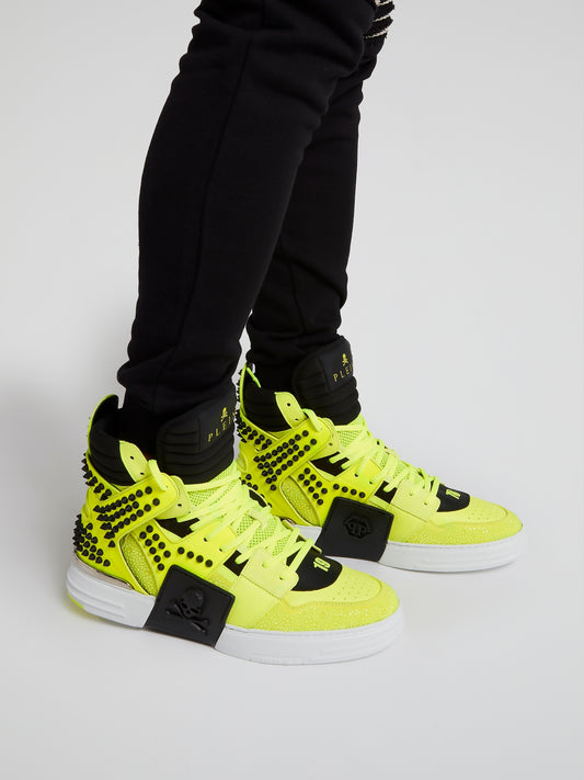 Phantom Kicks Neon High-Top Sneakers