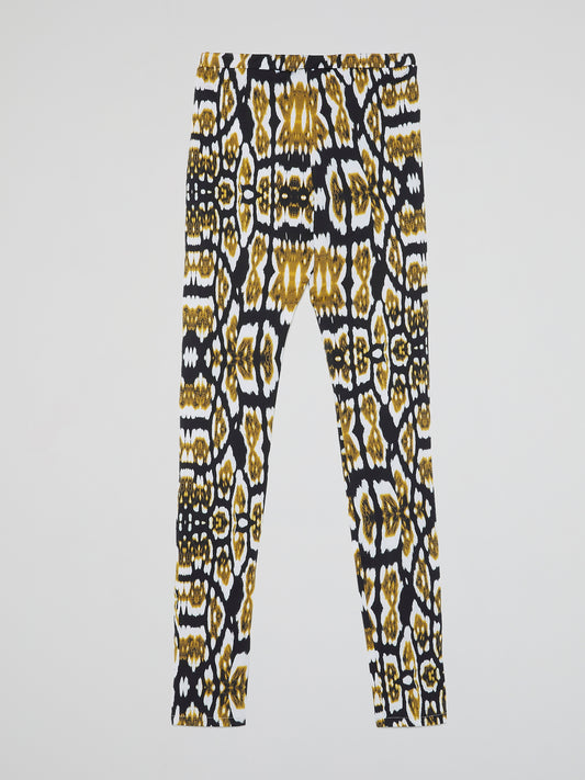 Jacquard Print Leggings