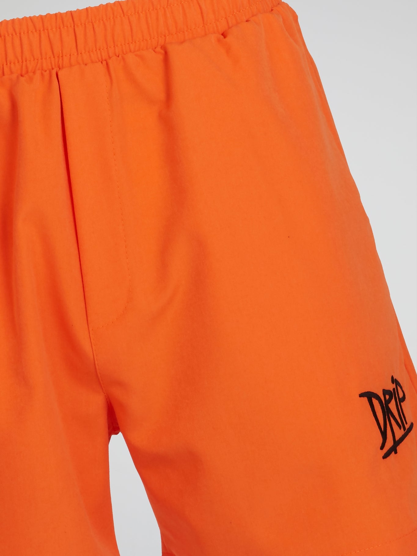 Orange Elasticized Waistband Shorts – Maison-B-More Global Store