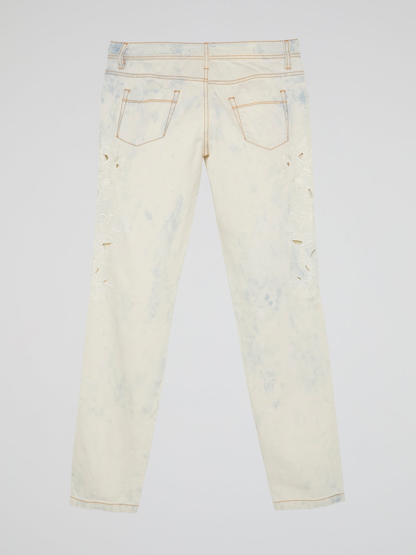White Acid Wash Jeans