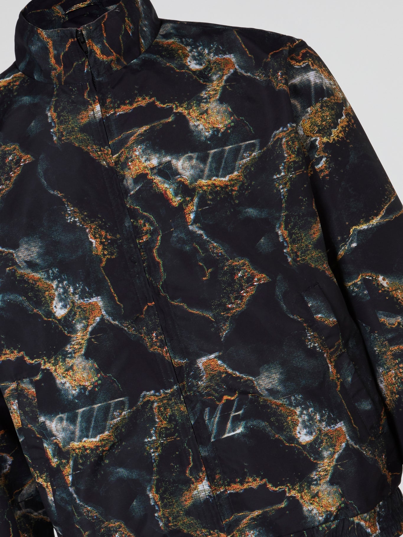 Shop Supreme Black Marble Print Track Jacket Online – Maison-B