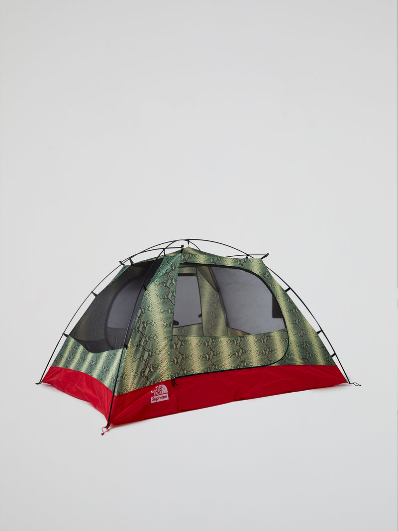 Shop Supreme Supreme x The North Face Green Snakeskin Stormbreak Tent Online