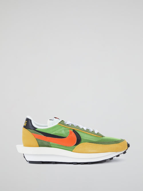 Shop Nike Sacai Waffle Green Gusto Sneakers Online – Maison-B-More