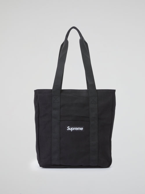 Shop Supreme Black Canvas Tote Bag Online – Maison-B-More Global Store