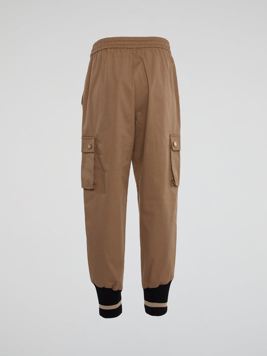 Hazelnut Side Pocket Drawstring Trousers