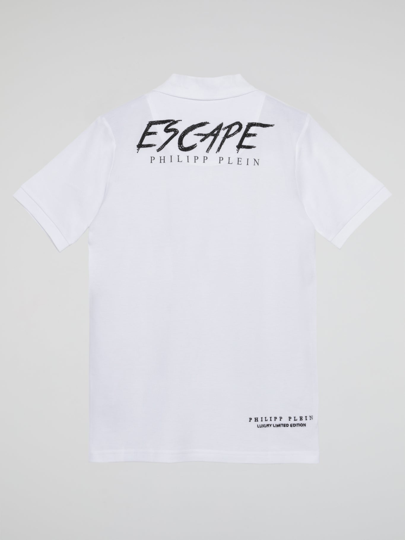 Philipp Plein Logo-patch Zip-detailing T-shirt in White for Men